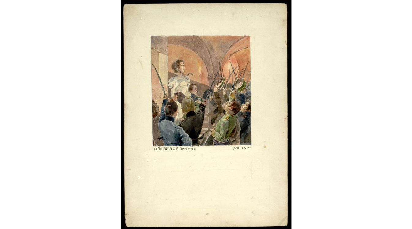 Act II - Apparizione di una Donna e di uno dei suoi figli con in mano un mazzo di gigli azzurri.png