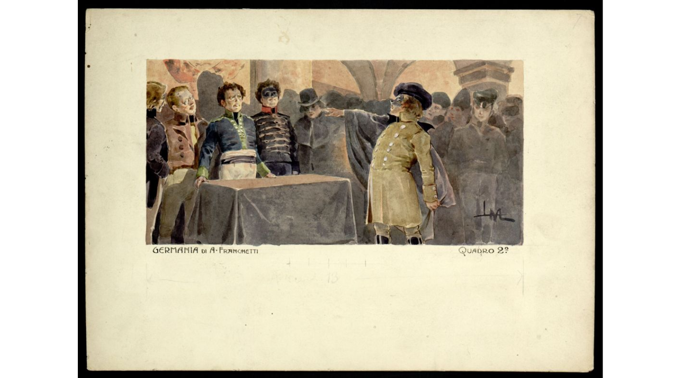 Act II - Un adepto mascherato in piedi davanti a Worms e agli altri Fratelli.png