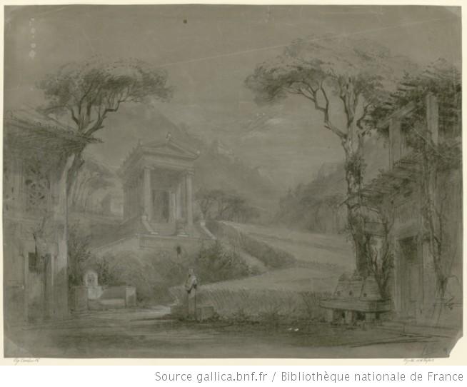 1858 acte I, tableau 1 - esquisse de décor de l'acte I.jpg