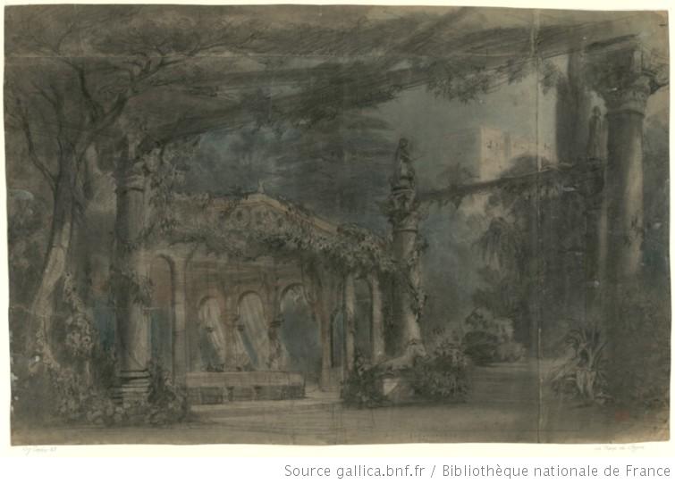 Act III - esquisse de décor 2